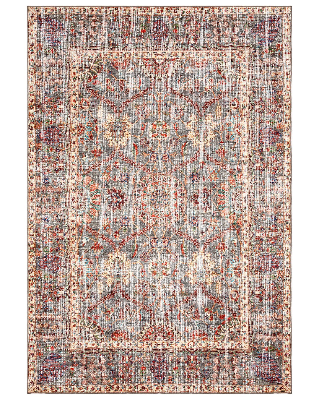 Montis Halı Salve 15038 Dokuma Taban Kahverengi Vintage Halı