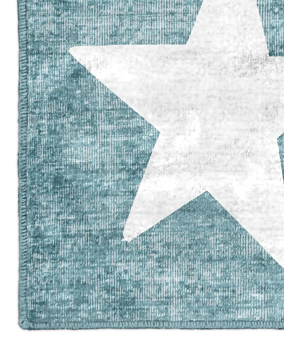 Montis Halı Pueri 101001 Mavi Parlak Yumuşak Dokuma Taban Yıldızlı Çocuk Odası Halısı - NKE4071