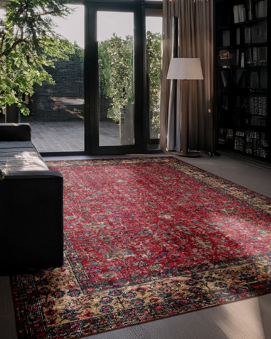 Montis Halı Patriam 38034 Kırmızı Dokuma Taban Etnik Halı