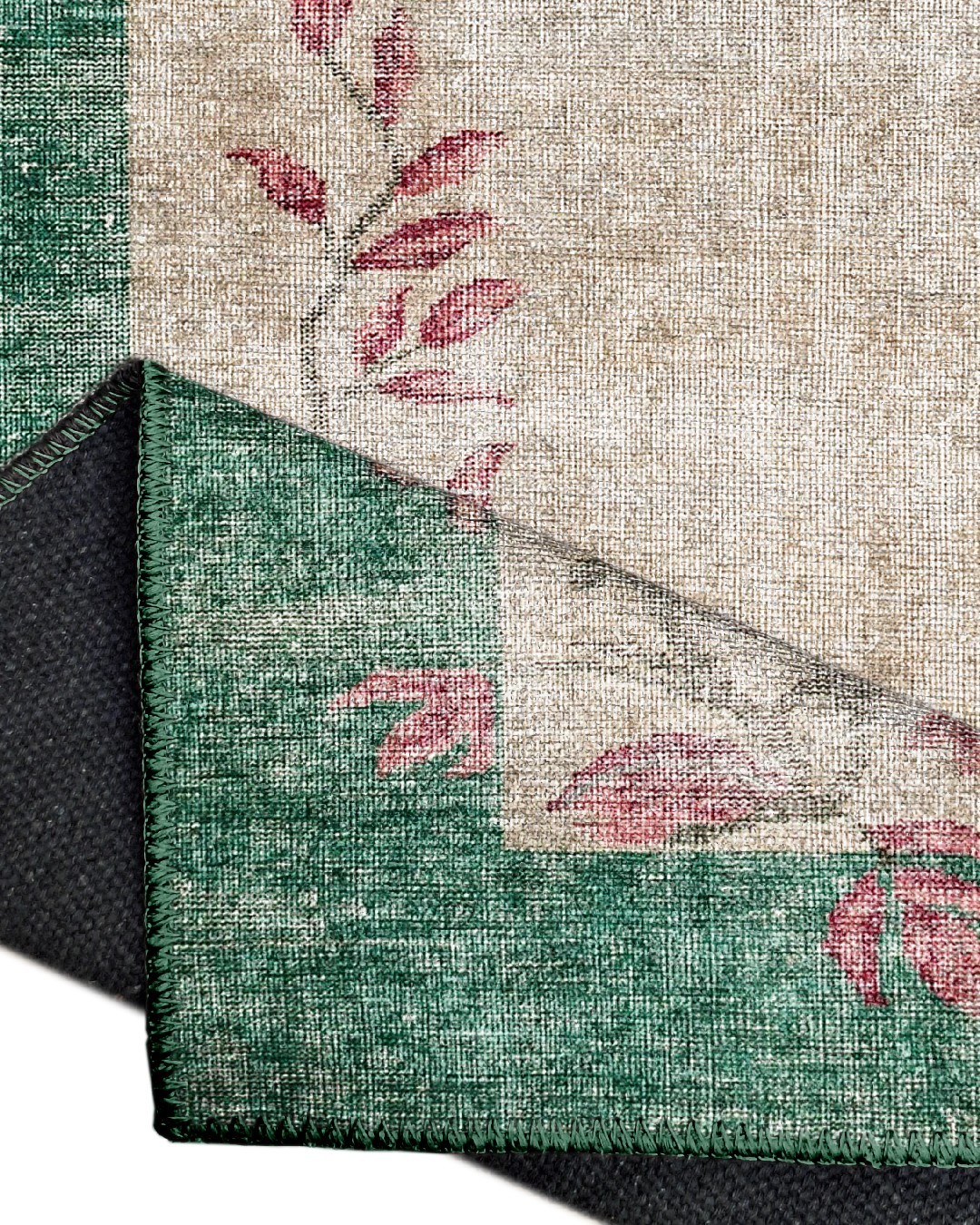 Montis Halı Salve 15046 Dokuma Taban Yeşil Vintage Halı