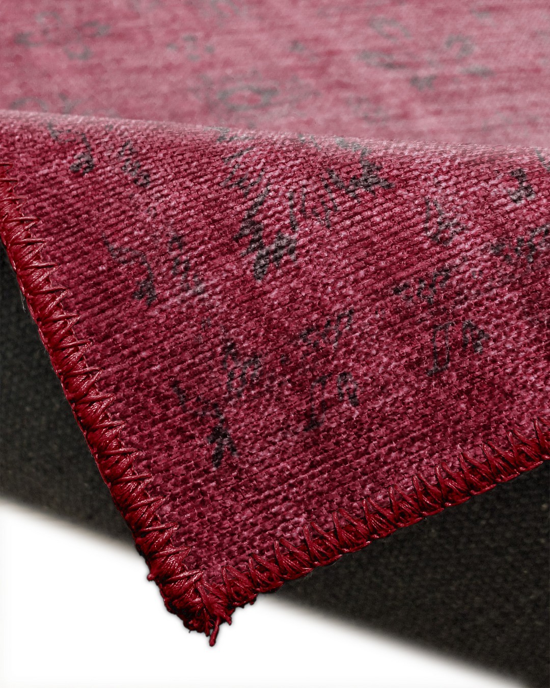 Montis Halı Ventus 47062 Bordo Dokuma Taban Eskitme Halı