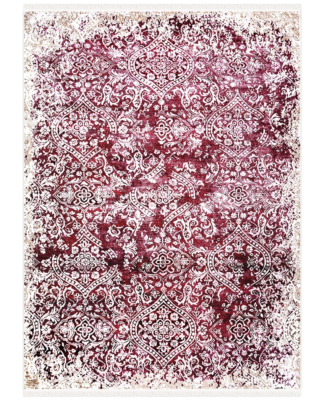 Montis Halı Altai 49003 Bordo Parlak Kalın Sık Makine Halısı