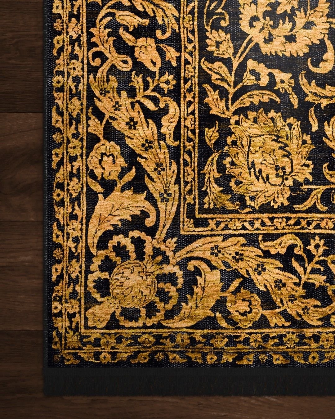 Montis Halı Vetus 390005 Sarı Parlak Yumuşak Dokuma Taban Eskitme Halı