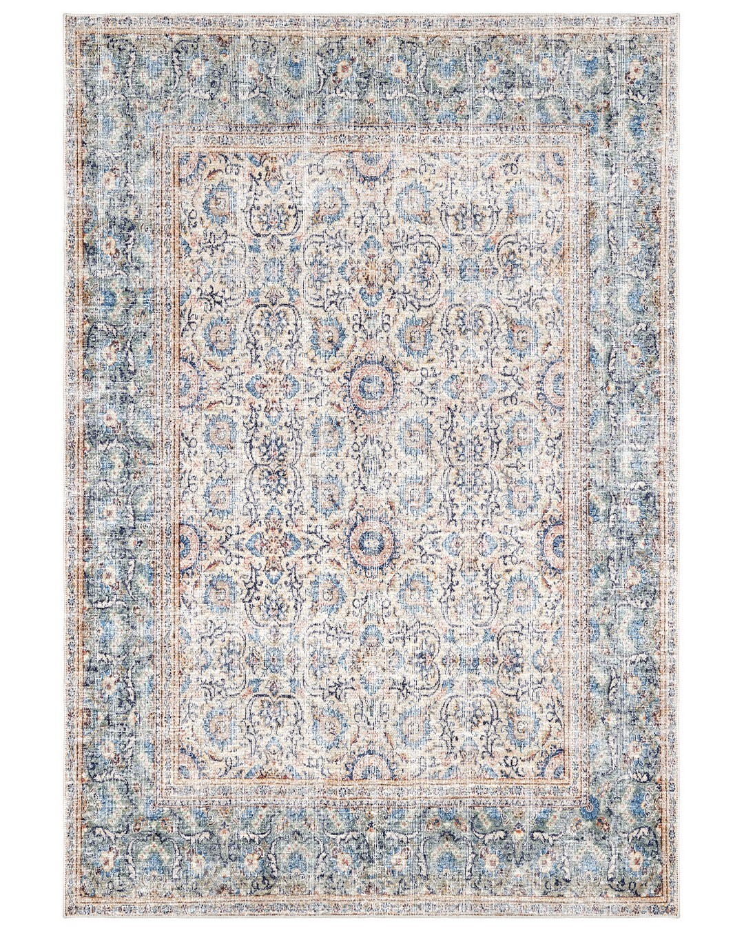Montis Halı Salve 15029 Dokuma Taban Gri Vintage Halı