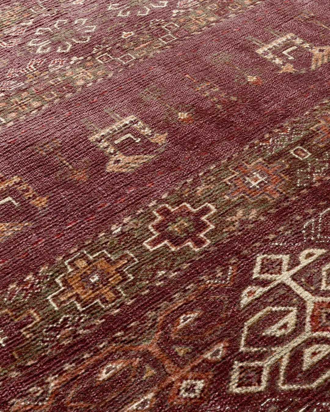 Montis Halı Patriam 38044 Bordo Dokuma Taban Etnik Halı