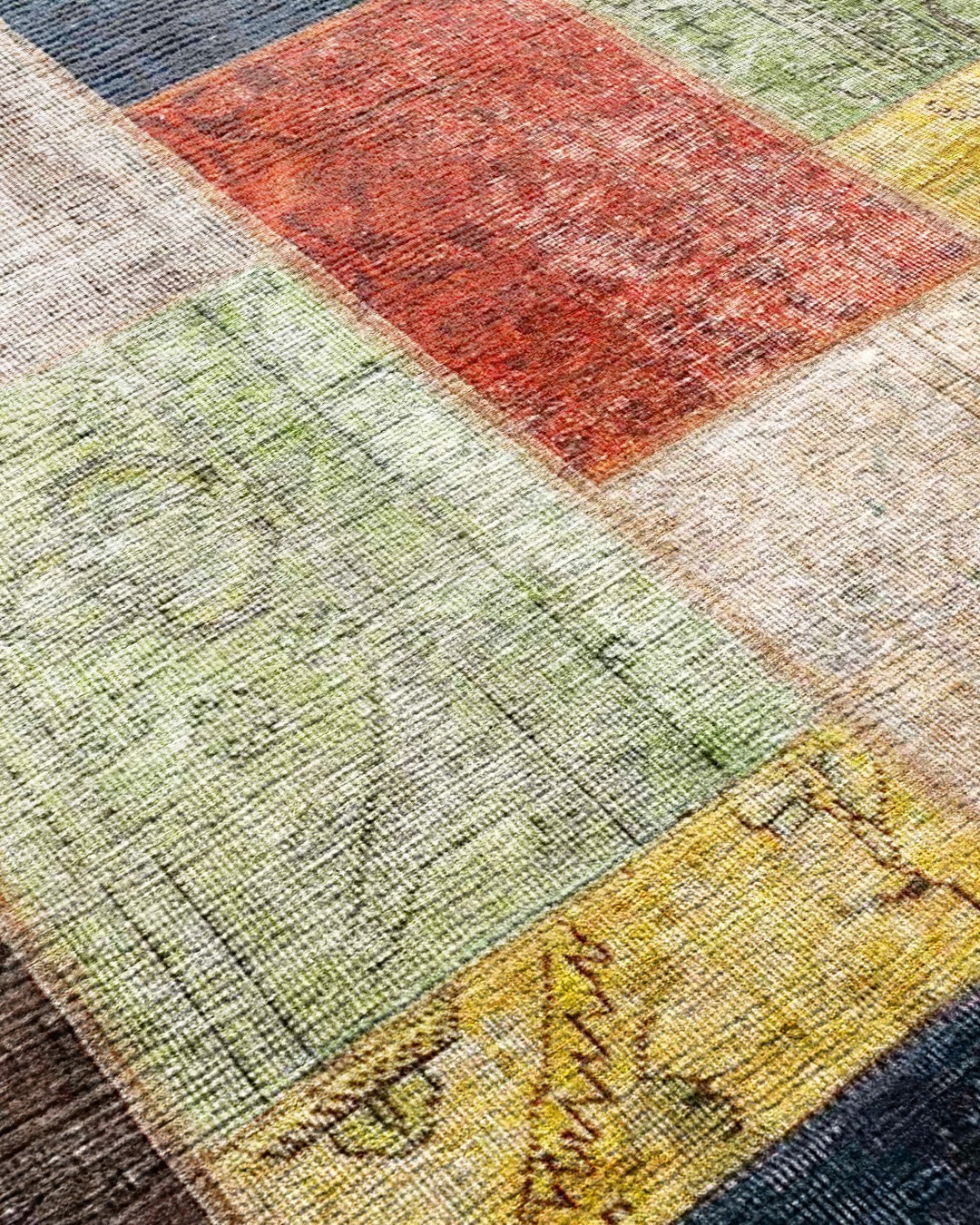 Montis Halı Mensis 27002 Dokuma Taban Patchwork Halı