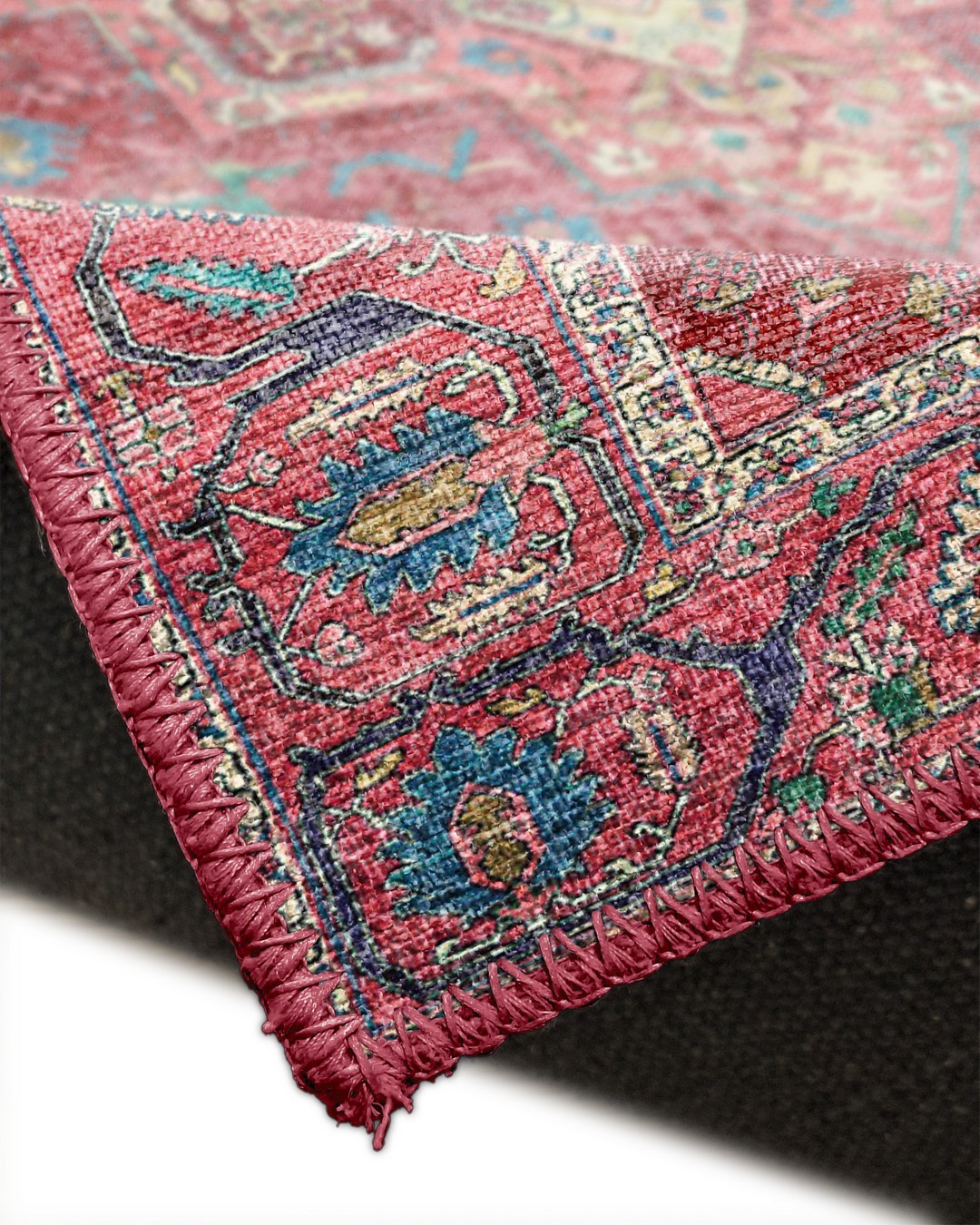 Montis Halı Delocis 26019 Kırmızı Dokuma Taban Vintage Halı