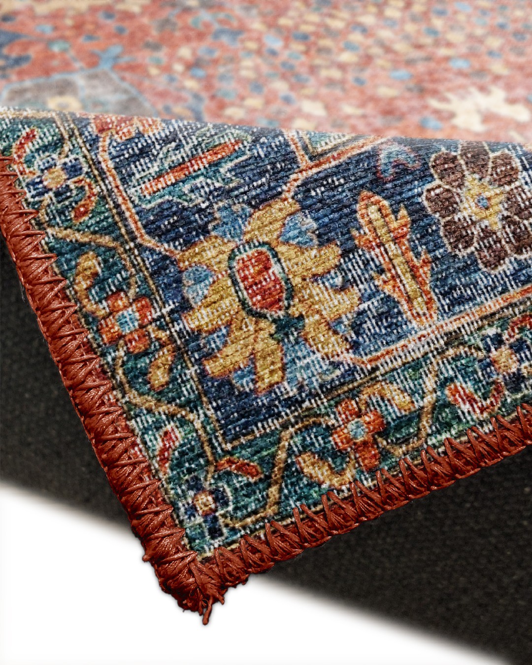 Montis Halı Delocis 26038 Turuncu Dokuma Taban Vintage Halı