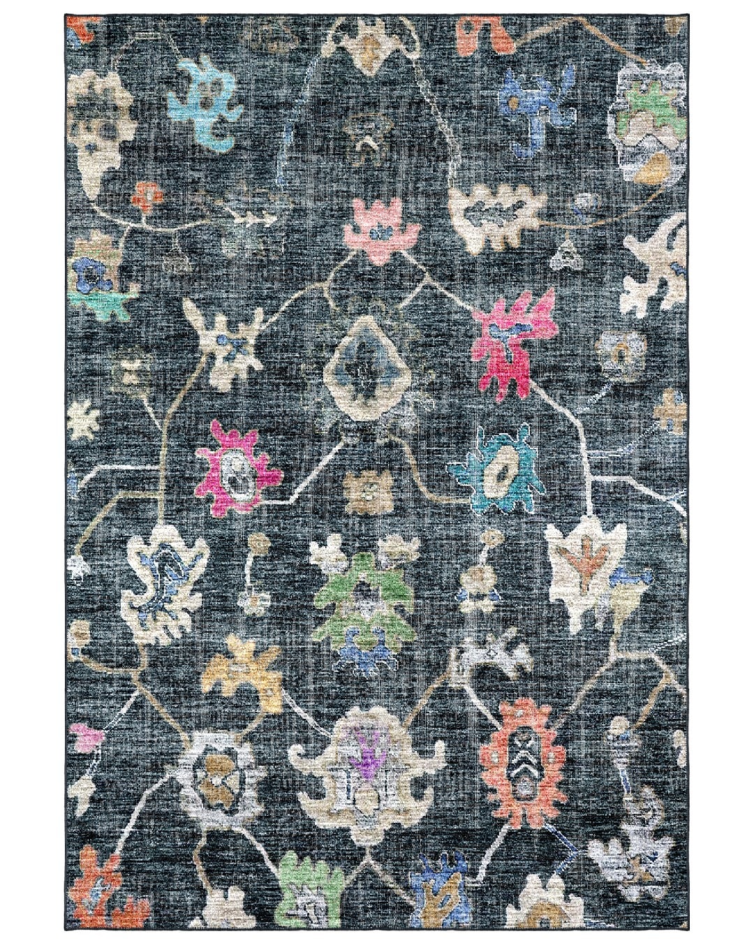 Montis Halı Amantes 88011 Antrasit Dokuma Taban Modern Uşak Halı