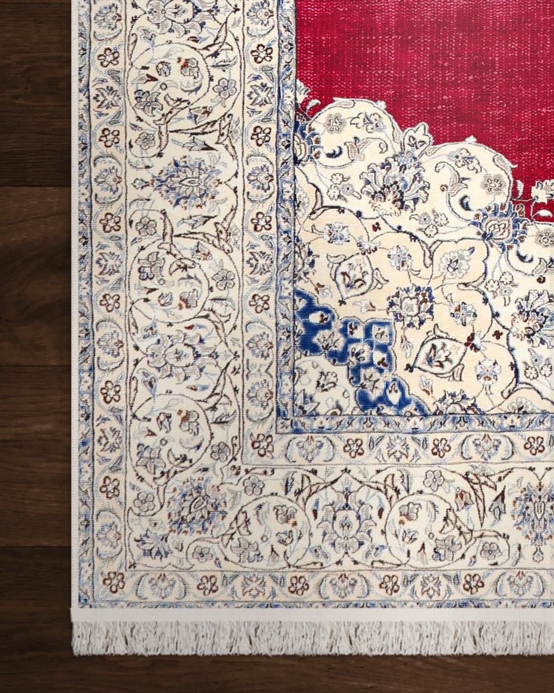 Montis Halı Aurum 454063 Kırmızı Parlak Yumuşak Dokuma Taban Otantik Halı