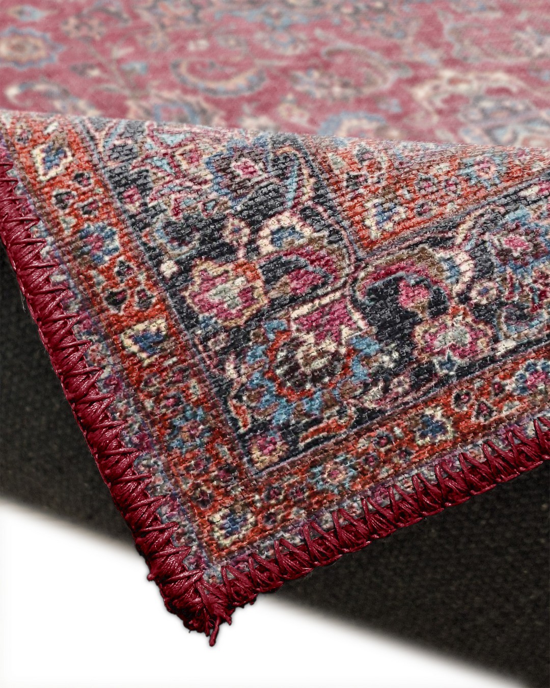 Montis Halı Hedera 19062 Bordo Dokuma Taban Eskitme Halı