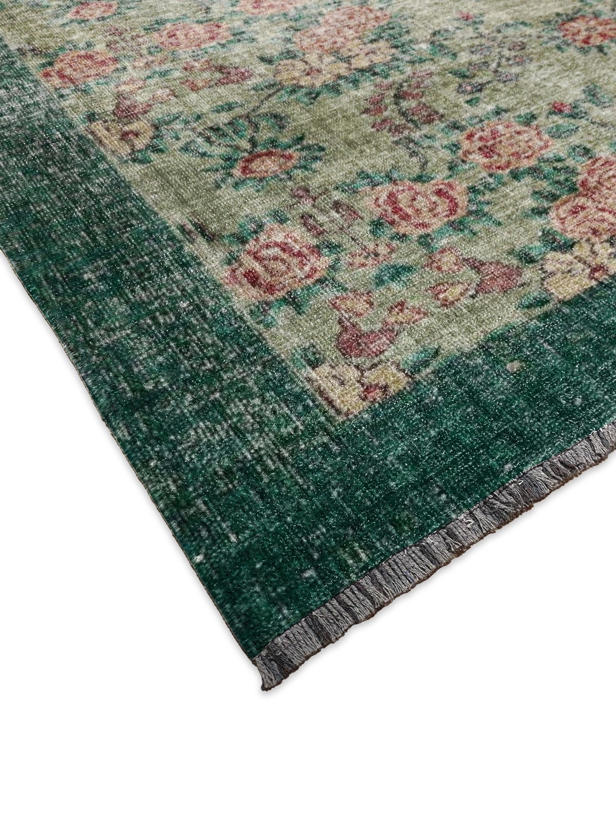 Patriam 041 Dokuma Şönil Yeşil Halı - 200x300