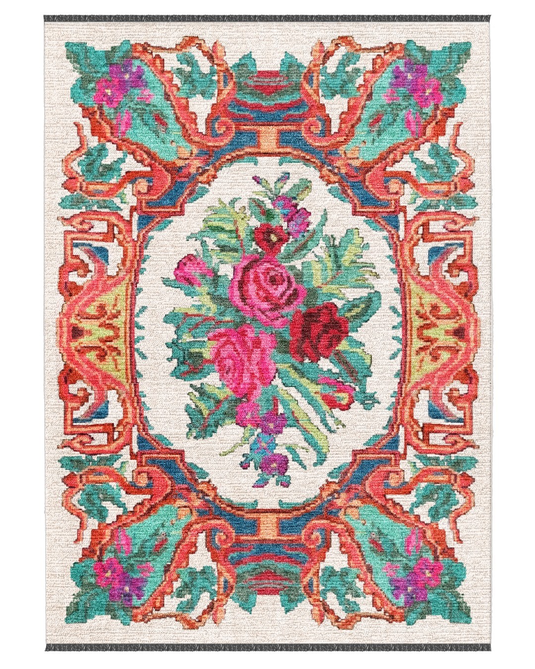 Diem 002 Dokuma Şönil Karabağ Halı - 160x230