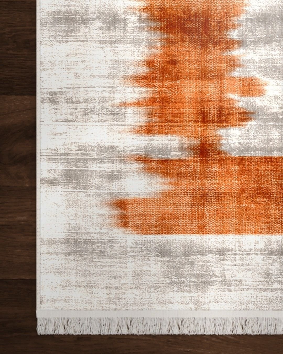 Montis Halı Filum 960047 Krem Turuncu Parlak Yumuşak Dokuma Taban Modern Halı