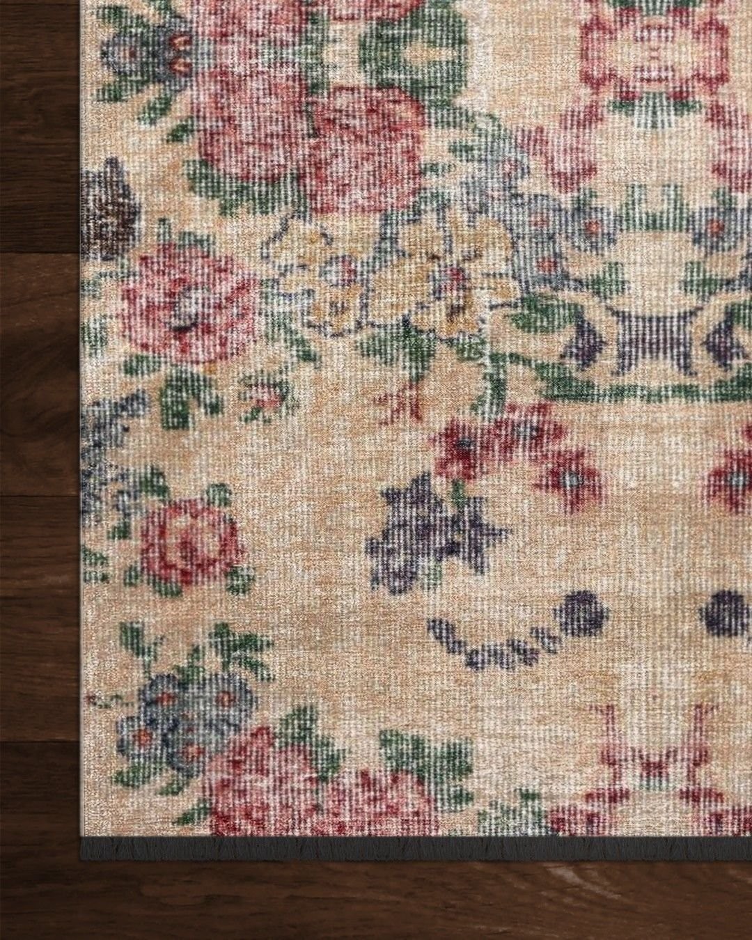 HEDERA  19015 100X290 - Kendinden Saçaklı Kilim Halı