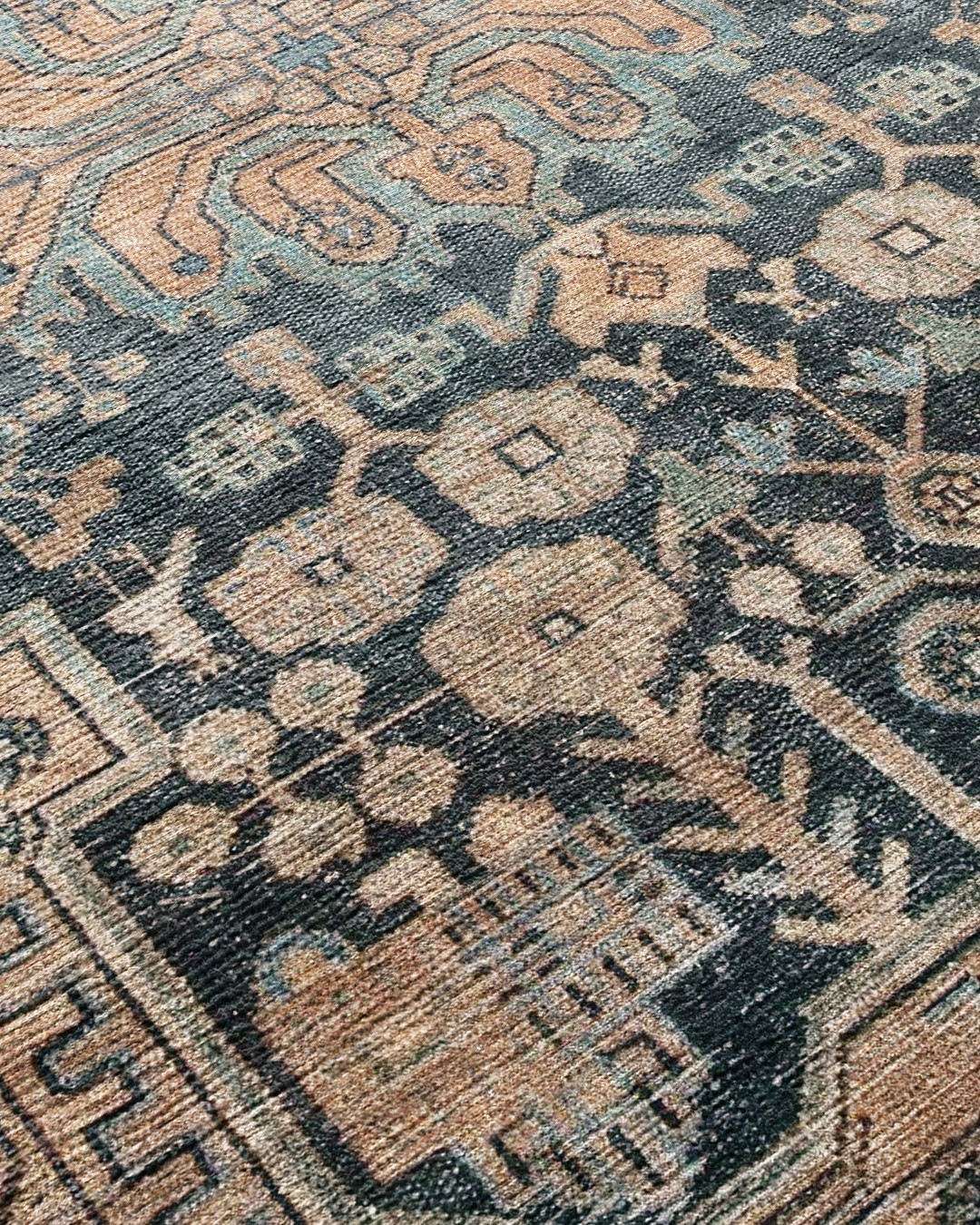Montis Halı Hedera 19004 Kahverengi Dokuma Taban Eskitme Halı