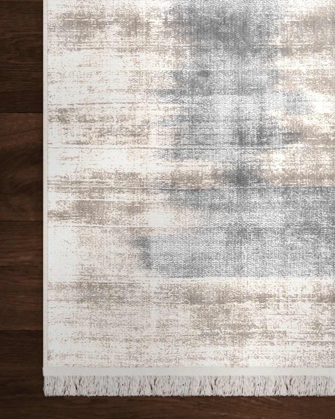 Montis Halı Filum 960050 Krem Gri Parlak Yumuşak Dokuma Taban Modern Halı