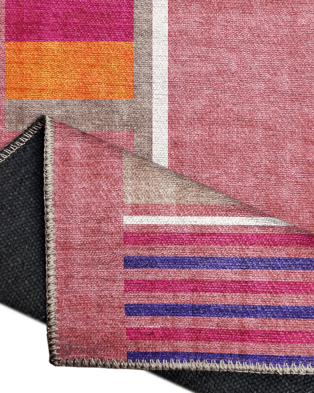 Montis Halı Risum 78014 Pembe Dokuma Taban Modern Halı
