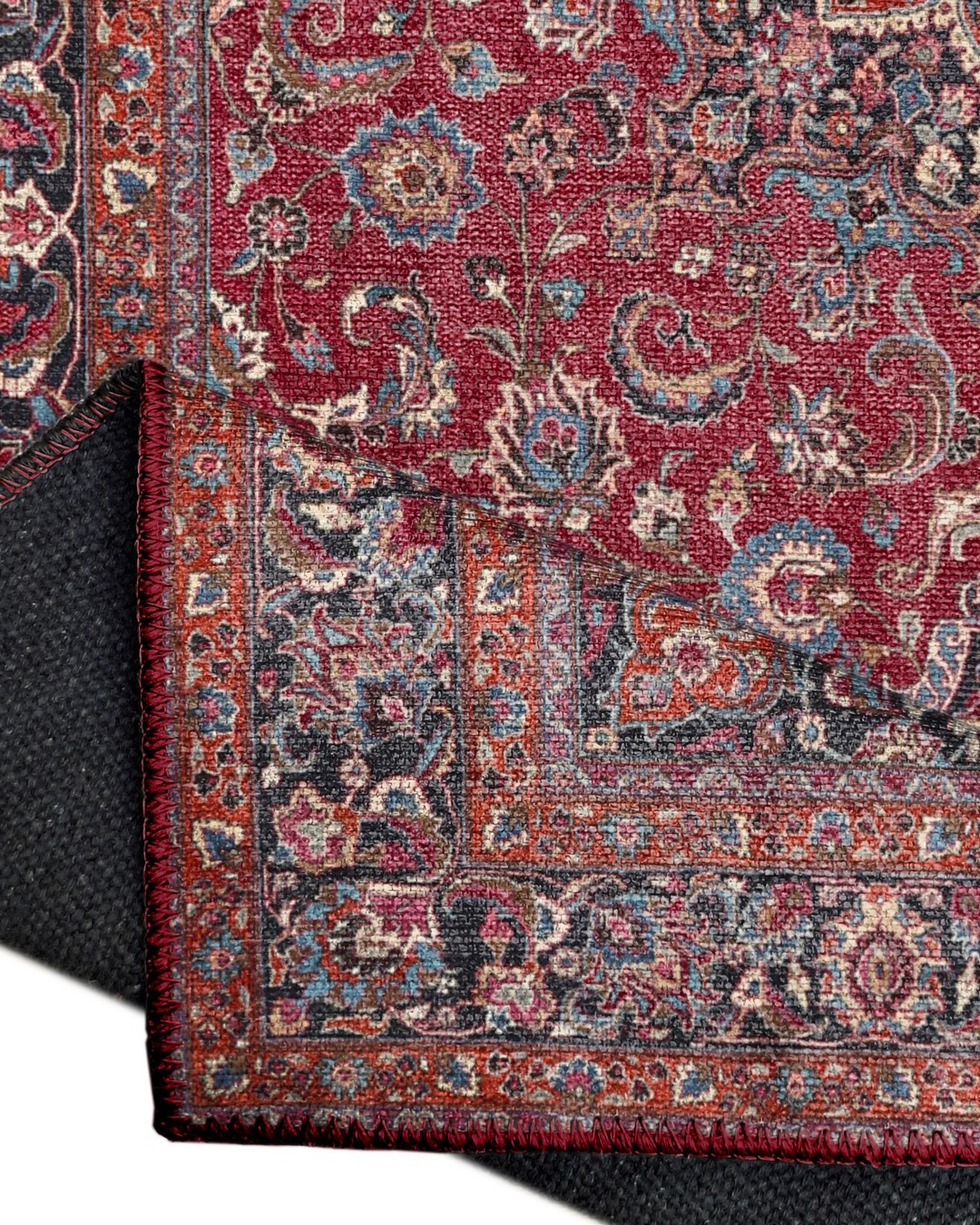 Montis Halı Hedera 19062 Bordo Dokuma Taban Eskitme Halı