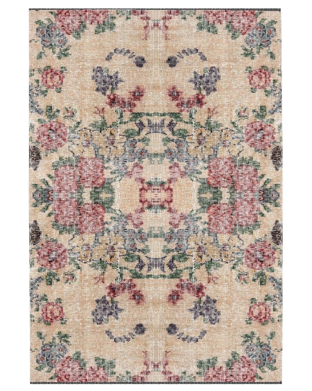 HEDERA  19015 100X290 - Kendinden Saçaklı Kilim Halı