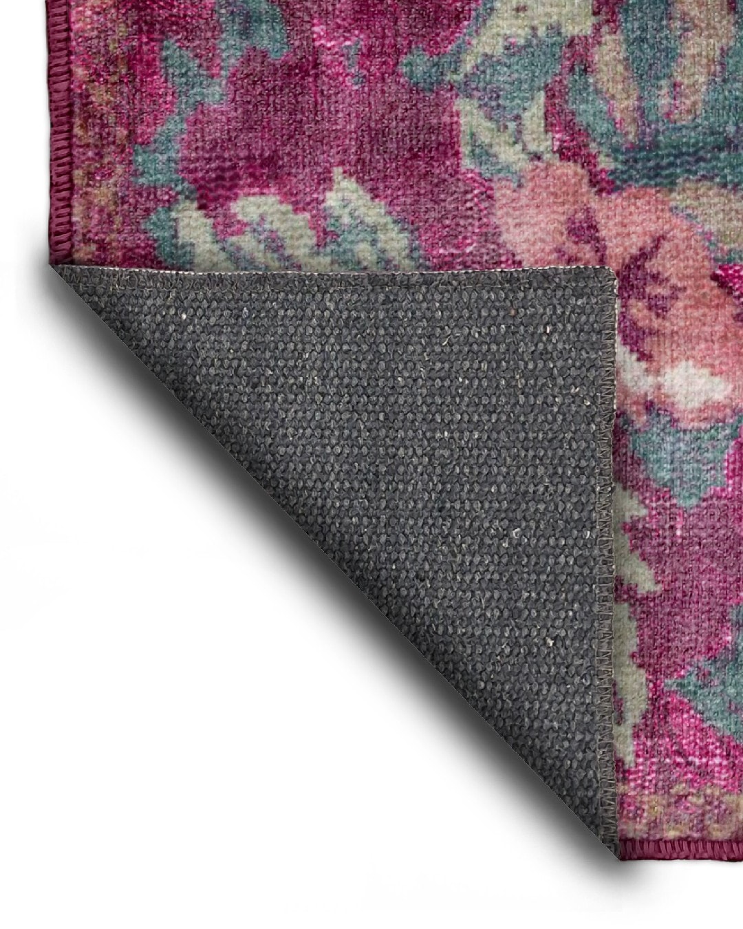 Montis Halı Babilin Antikleri Babylon 704001 Fuşya Parlak Yumuşak Dokuma Taban Çiçekli Halı - NKE1447