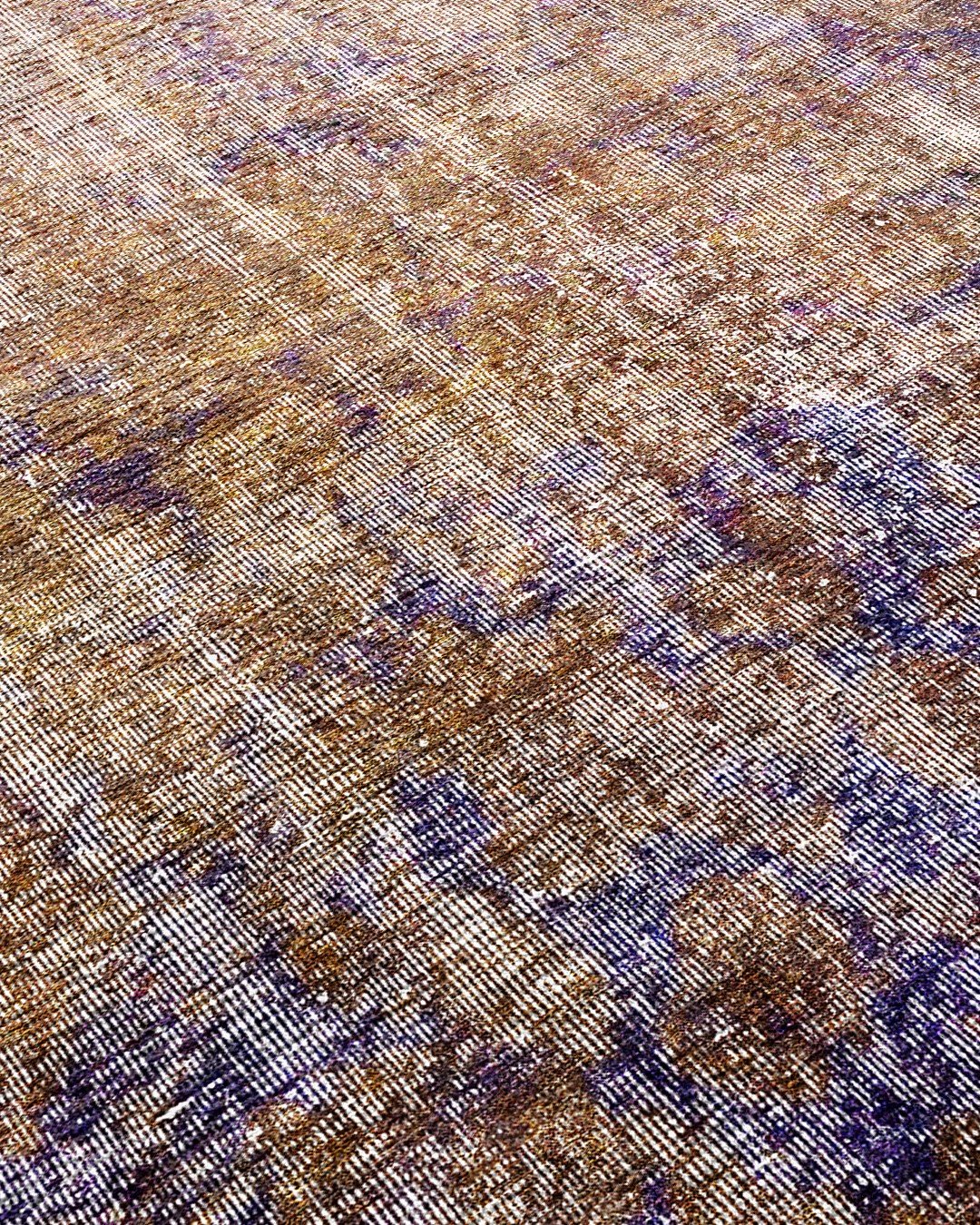 Montis Halı Pluvia 80034 Mor Sarı Dokuma Taban Modern Halı