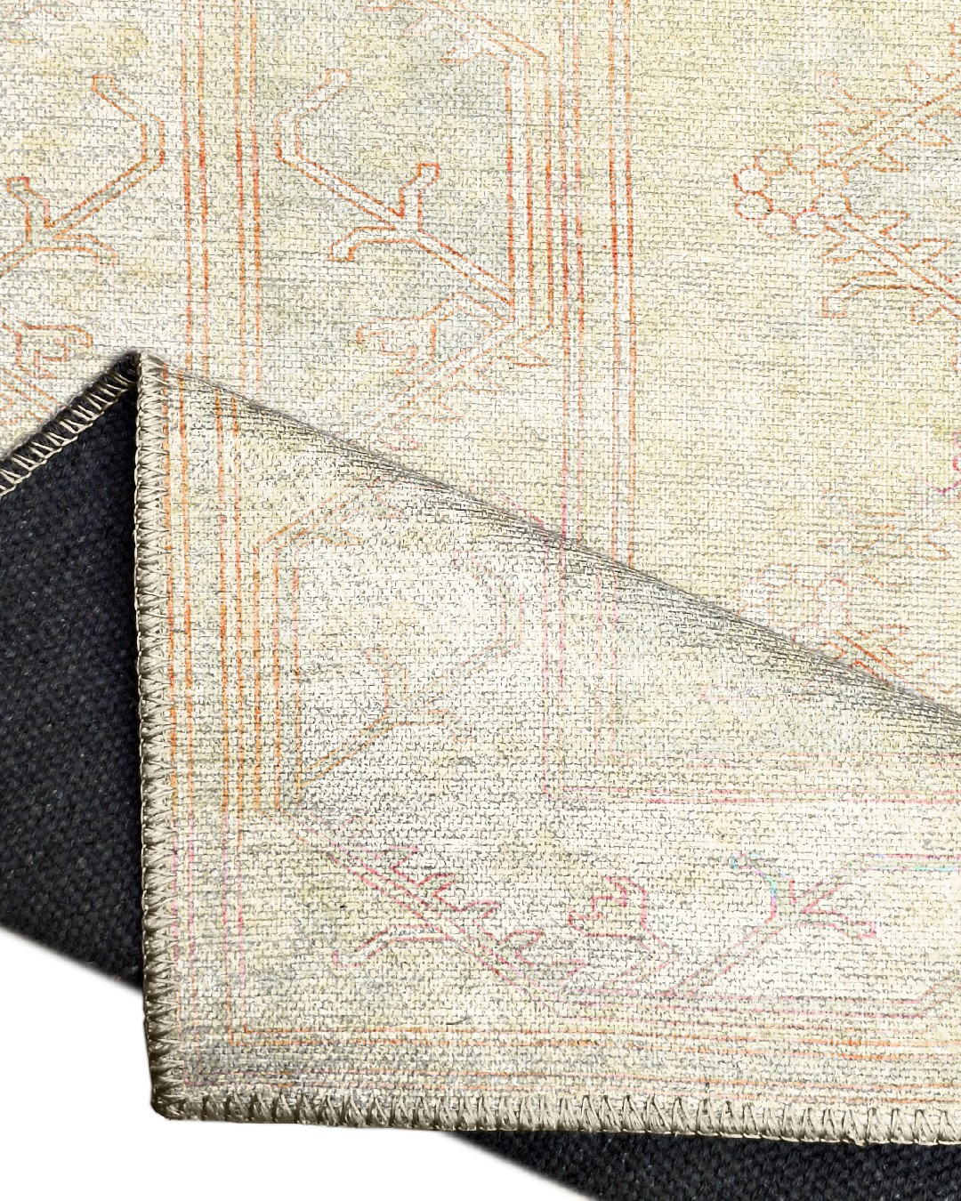 Montis Halı Delocis 26047 Krem Dokuma Taban Vintage Halı