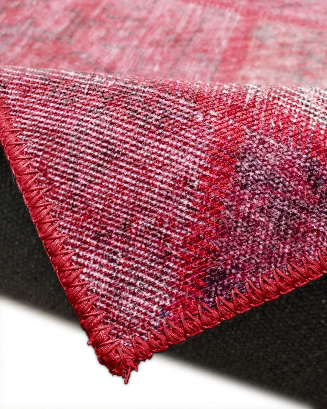 Montis Halı Mensis 27011 Fuşya Dokuma Taban Patchwork Halı