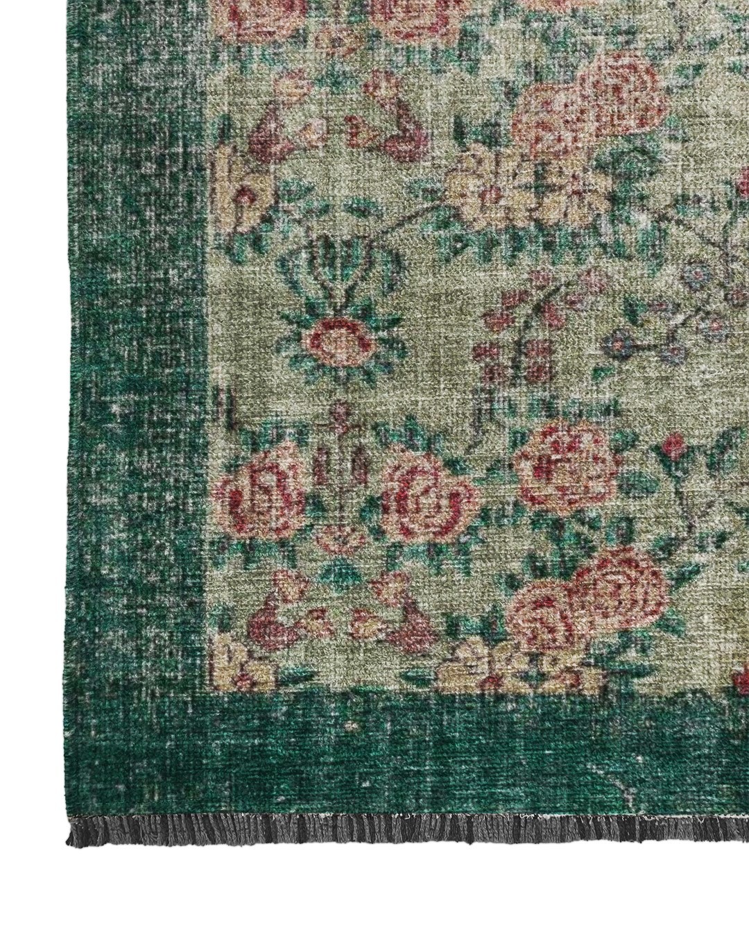 Patriam 041 Dokuma Şönil Yeşil Halı - 200x300