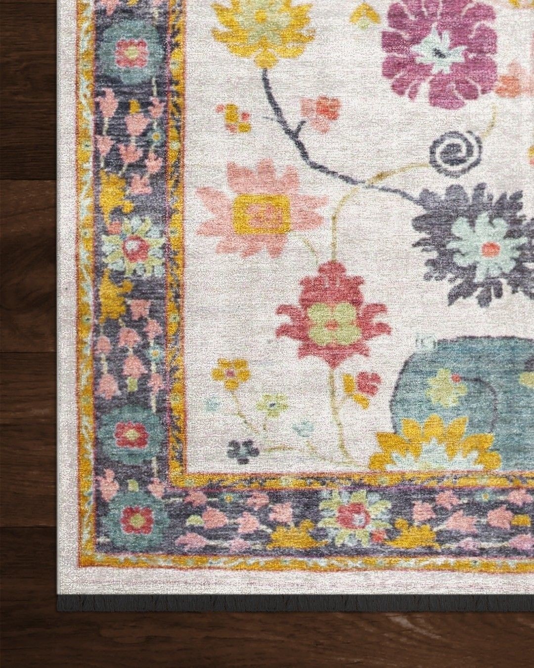 PATRİAM  38003 100X290 - Kendinden Saçaklı Kilim Halı