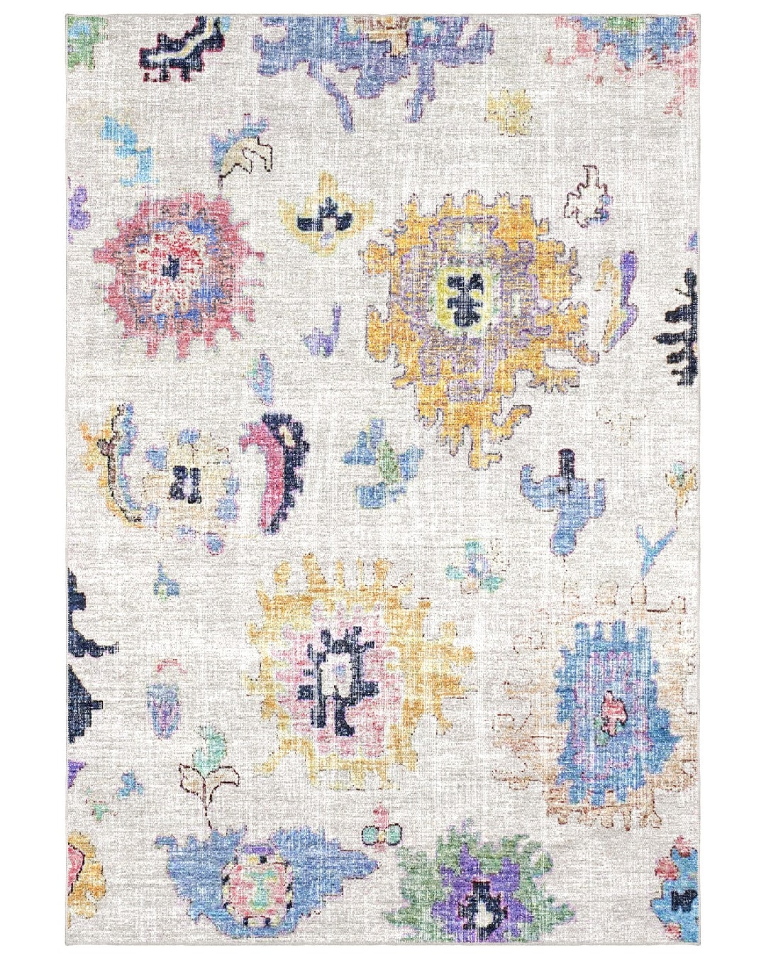 Montis Halı Amantes 88007 Beyaz Dokuma Taban Modern Uşak Halı