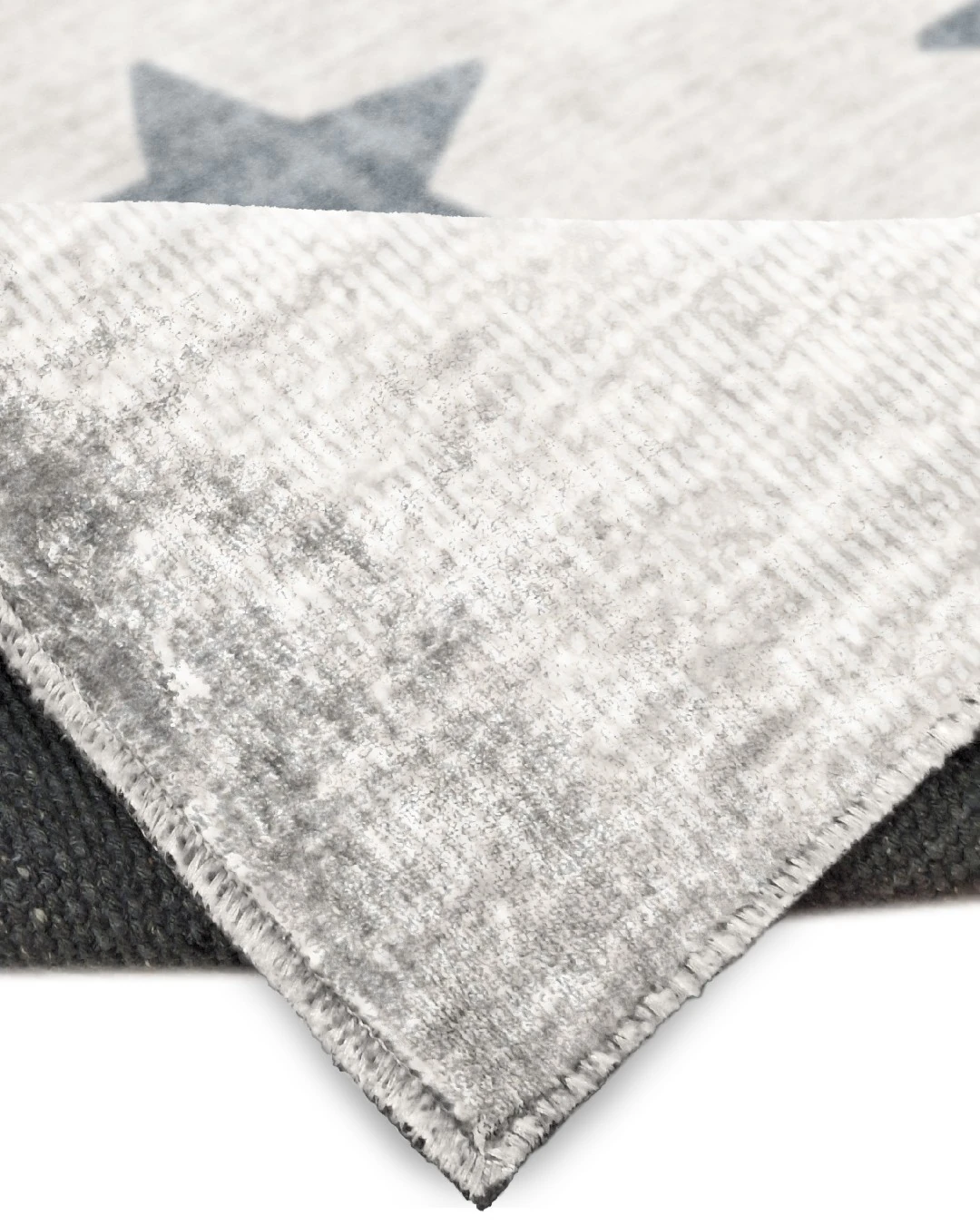 Montis Halı Pueri 101004 Krem Parlak Yumuşak Dokuma Taban Yıldızlı Çocuk Odası Halısı - NKE4074