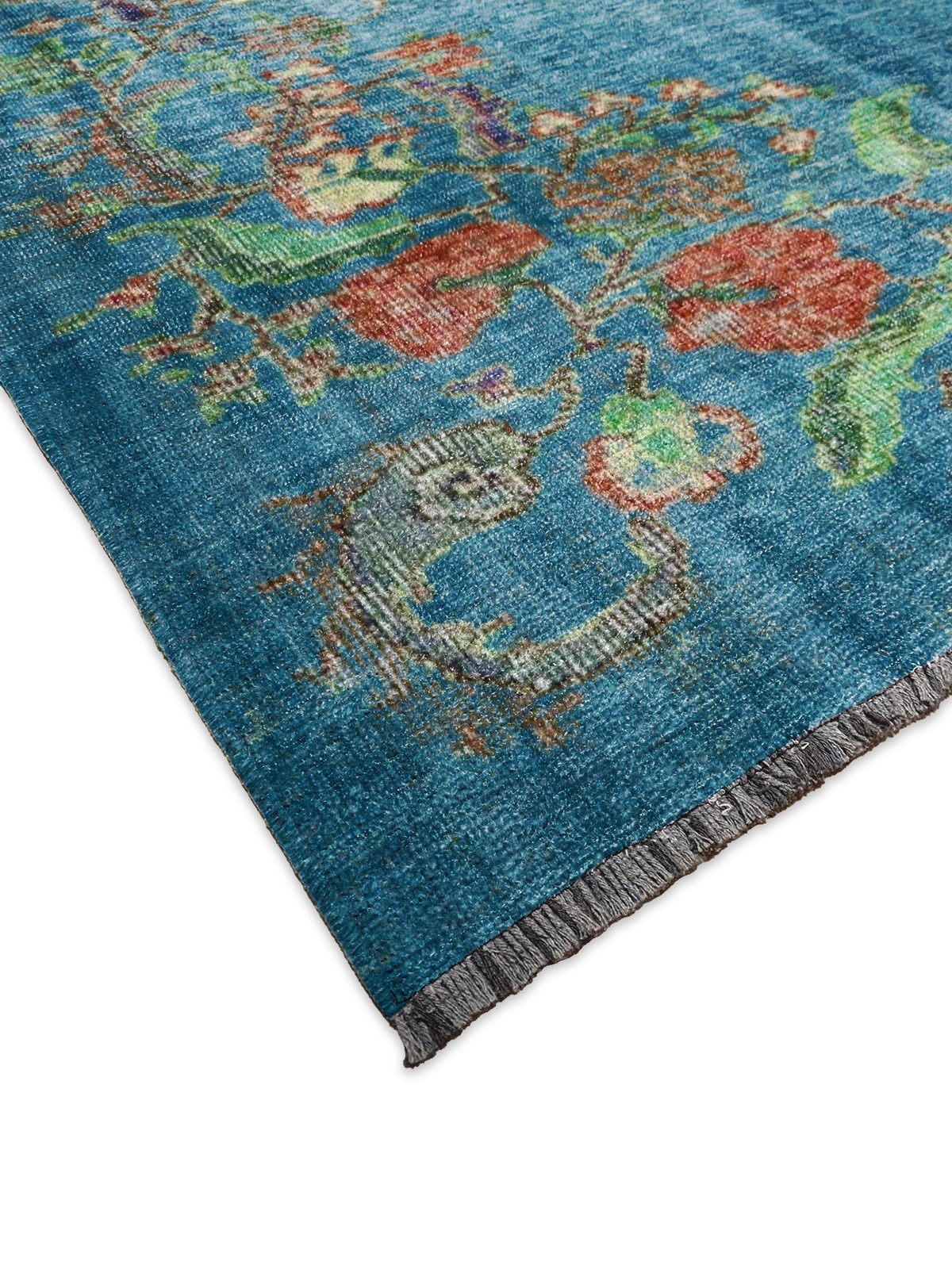 Loci 019 Dokuma Şönil Vintage Halı - 160x230