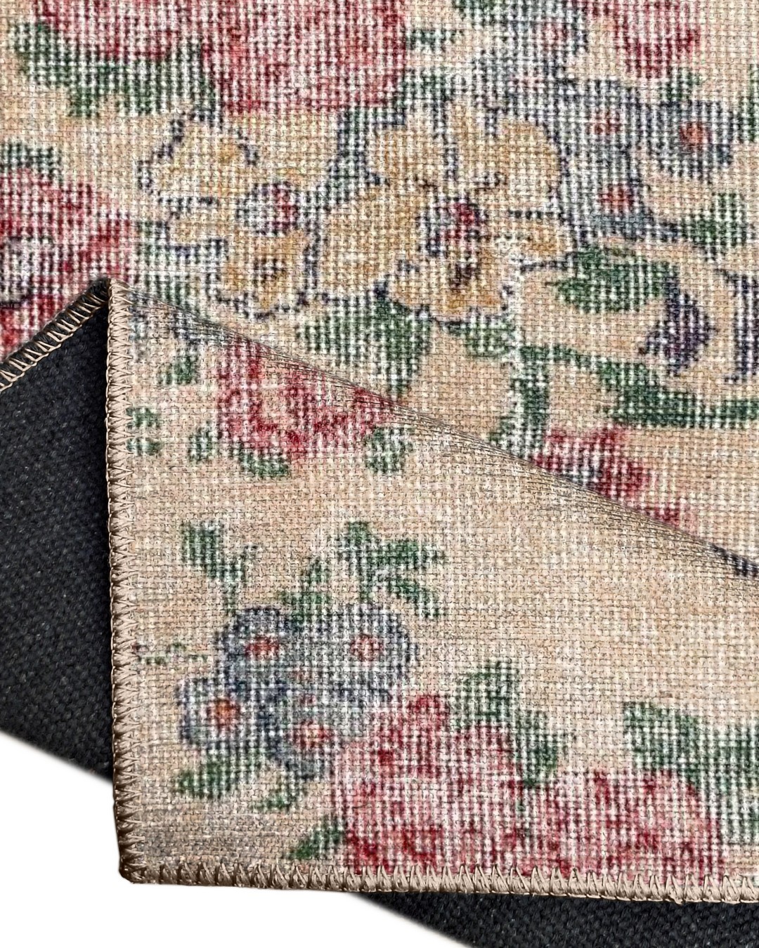 Montis Halı Hedera 19015 Krem Dokuma Taban Eskitme Halı