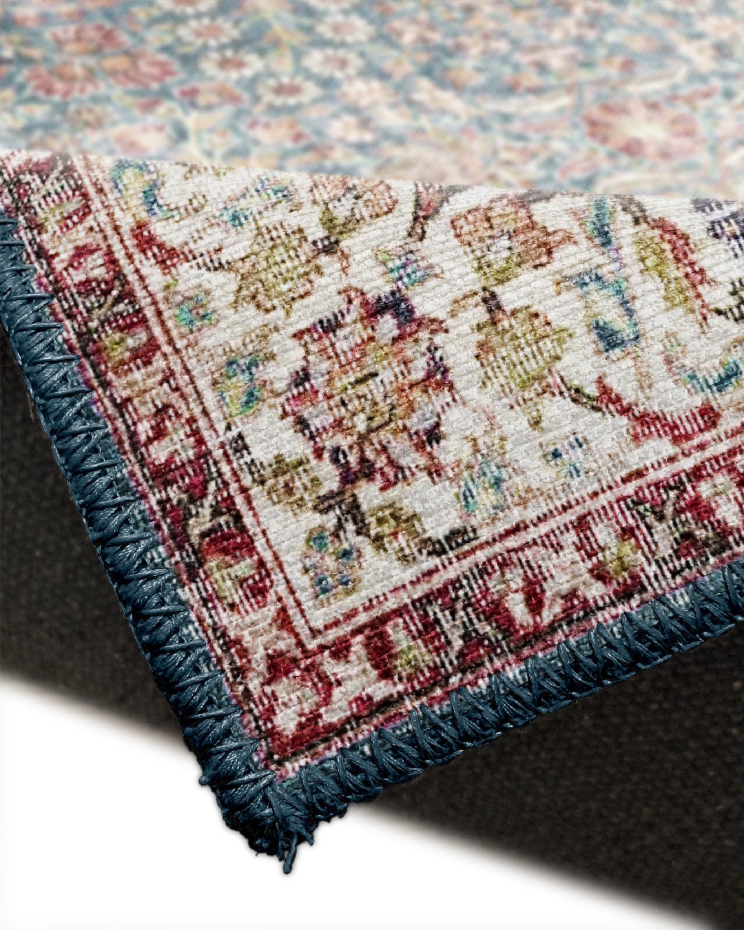 Montis Halı Delocis 26034 Lacivert Dokuma Taban Vintage Halı