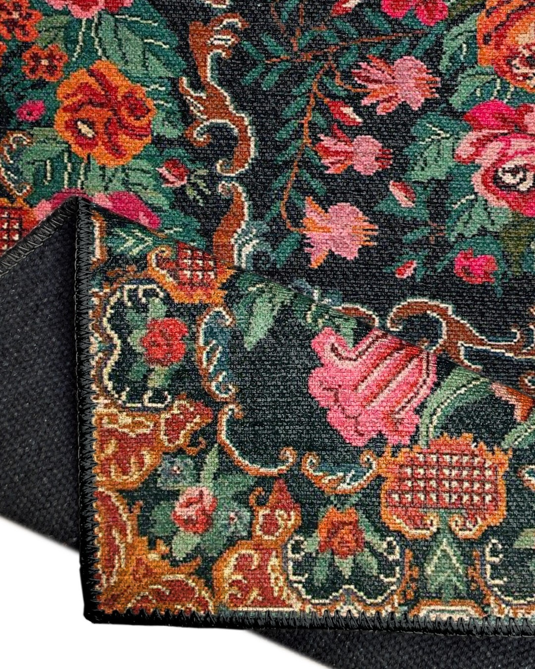 Montis Halı Diem 63020 Siyah Renkli Dokuma Taban Karabağ Halı - NUE0545