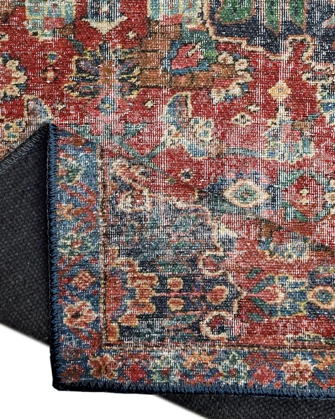 Montis Halı Salve 15033 Dokuma Taban Turuncu Vintage Halı