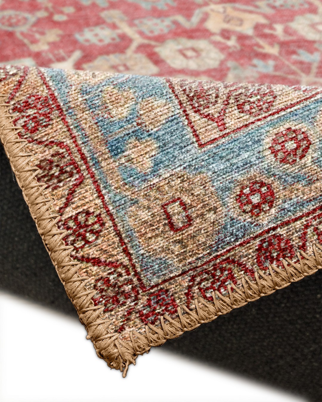 Montis Halı Hedera 19005 Kırmızı Dokuma Taban Eskitme Halı