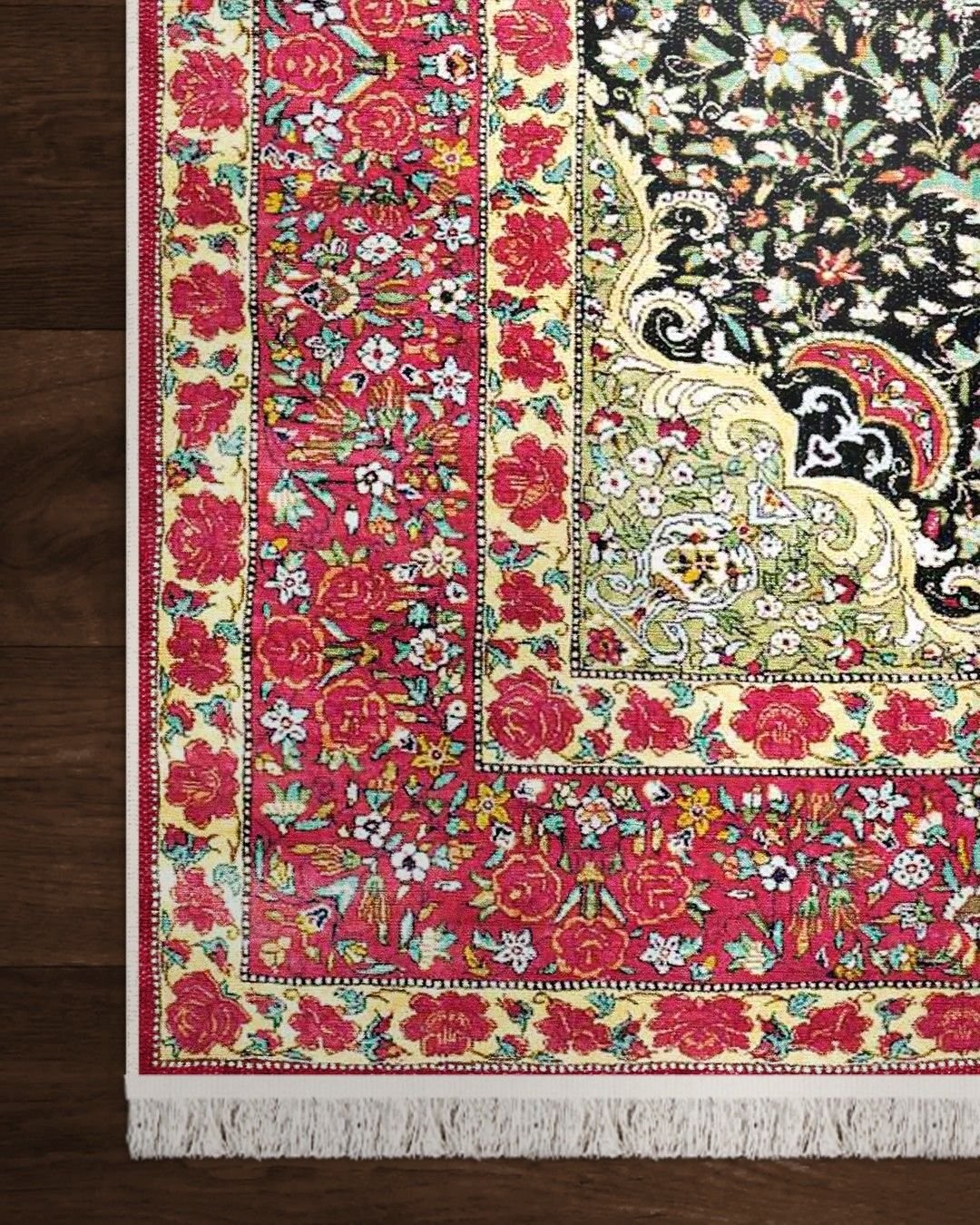 Montis Halı Aurum 454066 Renkli Parlak Yumuşak Dokuma Taban Otantik Halı