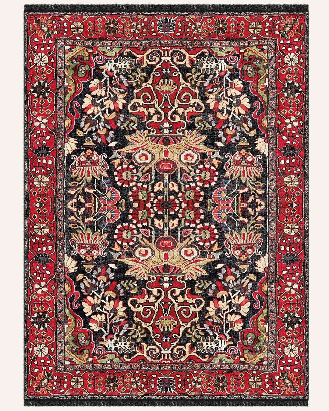 Montis Halı Aurum 454068 Renkli Parlak Yumuşak Dokuma Taban Otantik Halı