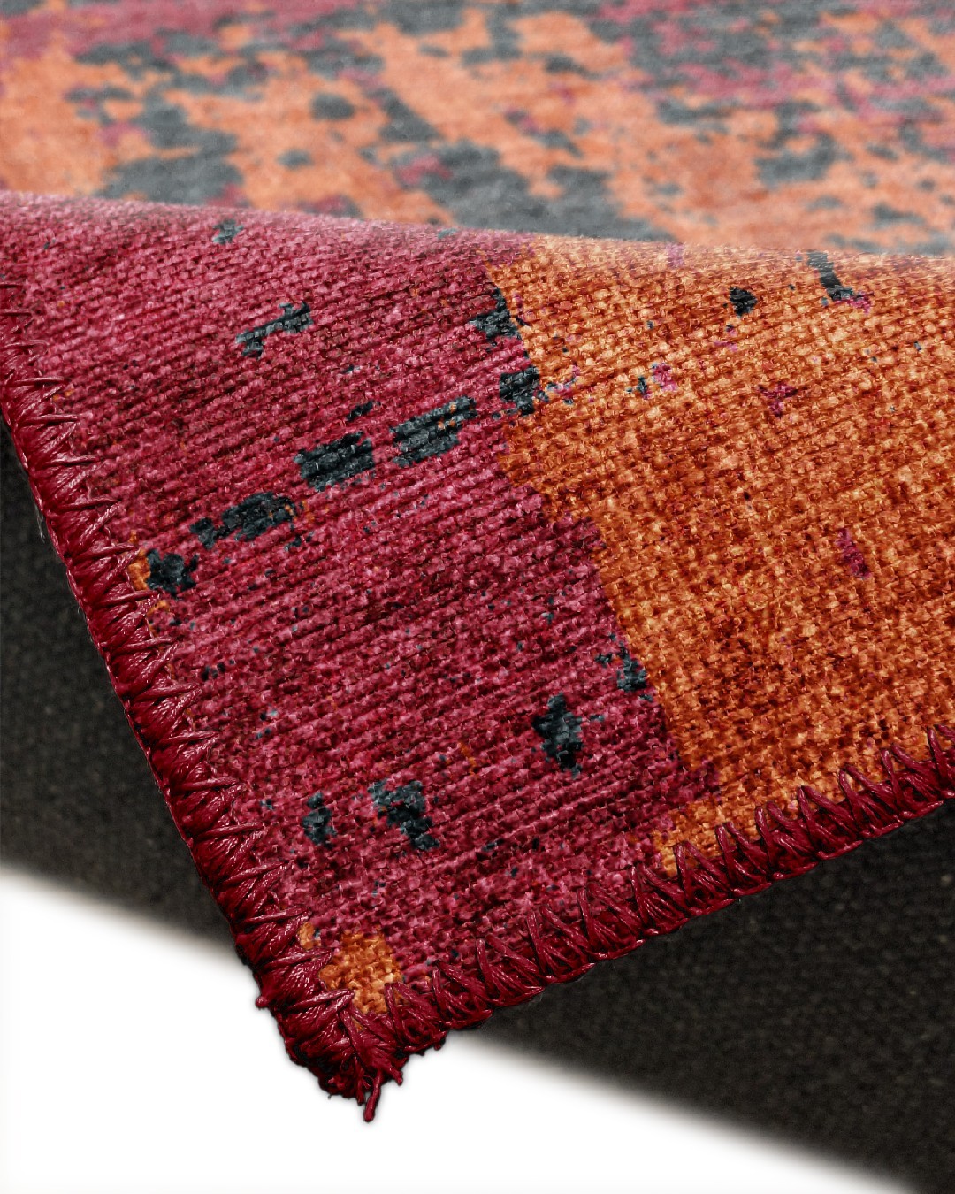 Montis Halı Mores 28038 Dokuma Taban Modern Kırmızı Kiremit Halı