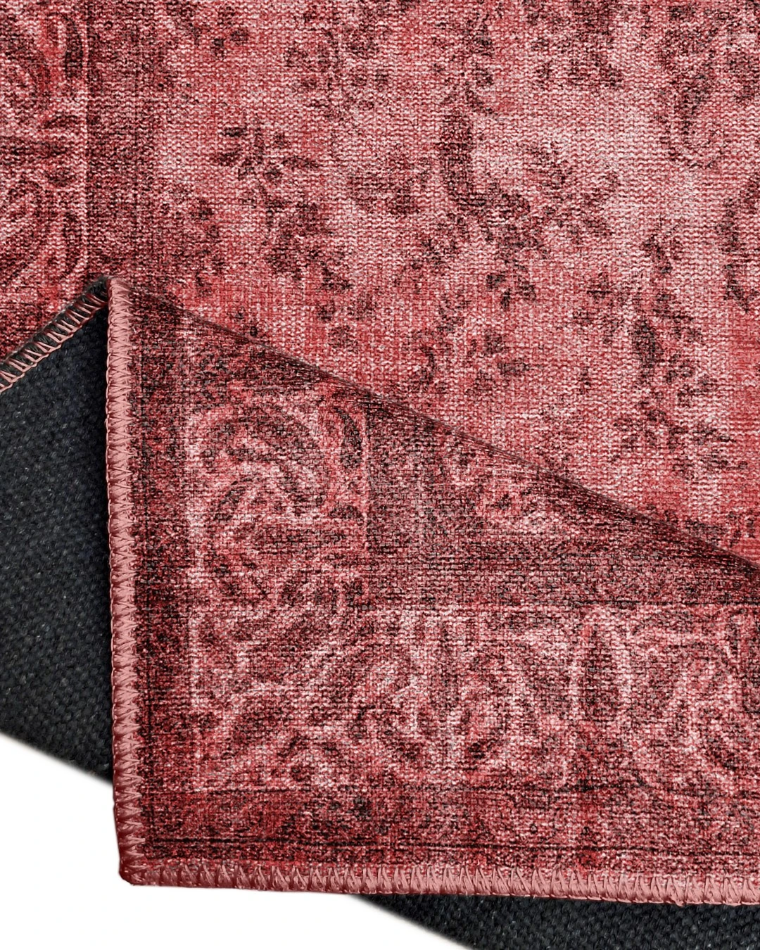 Montis Halı Ventus 47053 Kırmızı Dokuma Taban Eskitme Halı - NUE2240