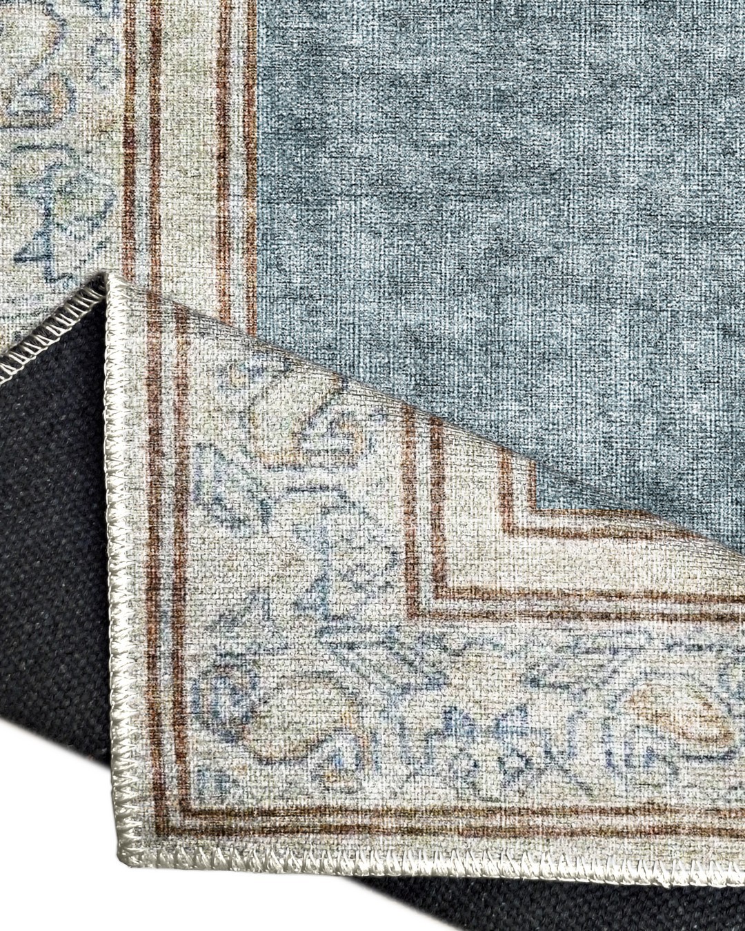 Montis Halı Delocis 26029 Krem Gri Dokuma Taban Vintage Halı