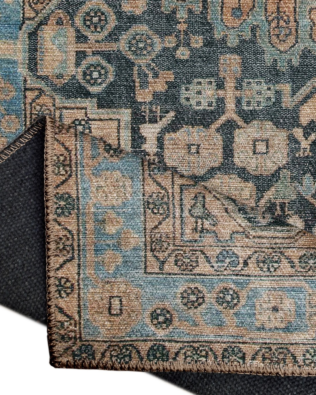Montis Halı Hedera 19004 Kahverengi Dokuma Taban Eskitme Halı