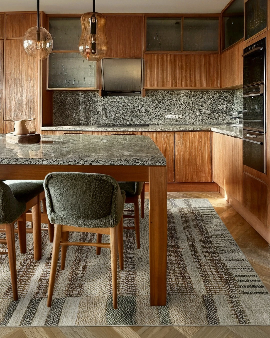 Montis Halı Mores 28037 Dokuma Taban Modern Taş Rengi Halı - NUE3889