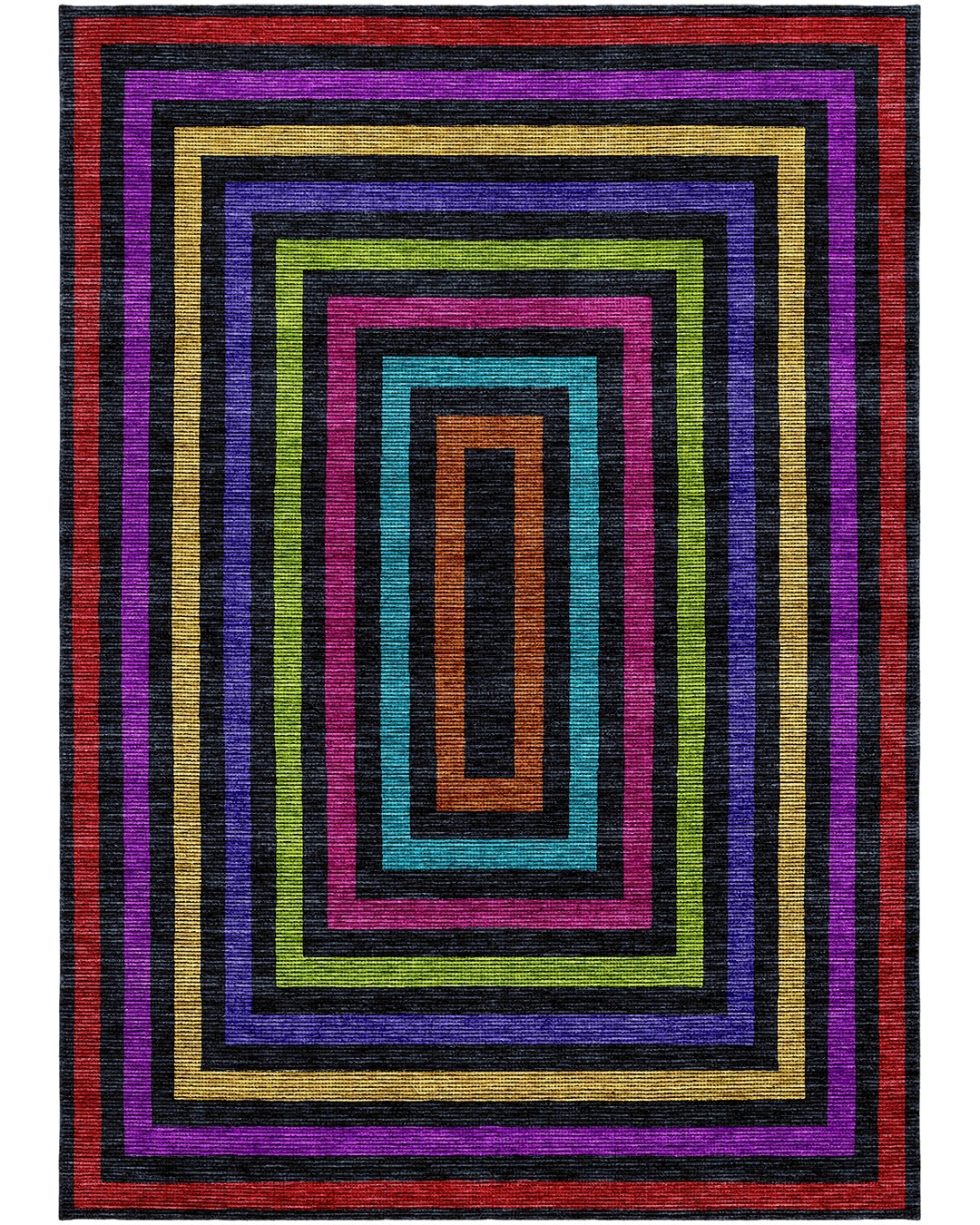 Montis Halı Hodie 281001 Loop Dokuma Yumuşak Şönil Renkli Modern Halı