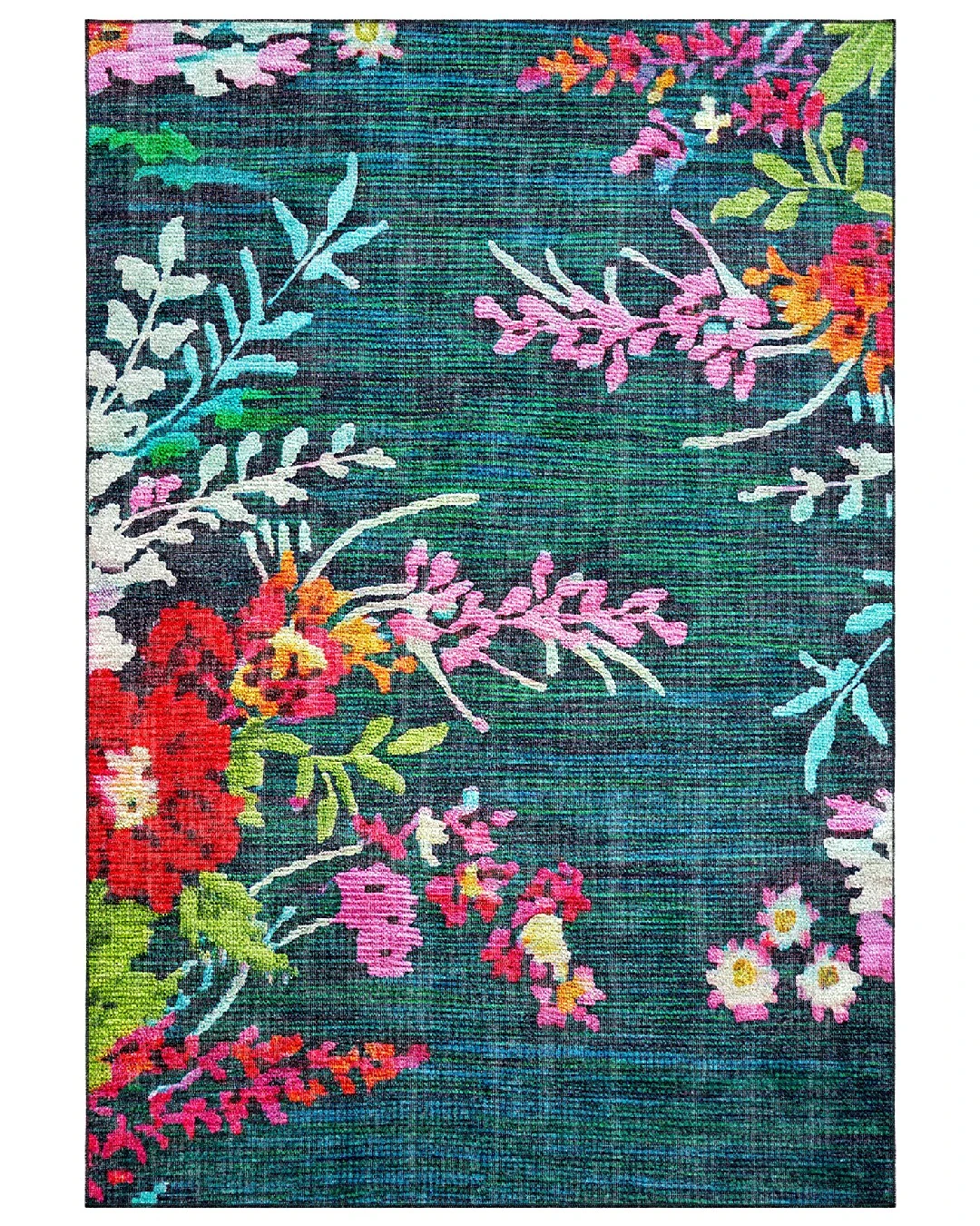s*a様 【美品】house on the hill ボディスーツ　flower Montis Halı Pauci 22008 Renkli Dokuma Taban Çiçekli Halı - NUE3204