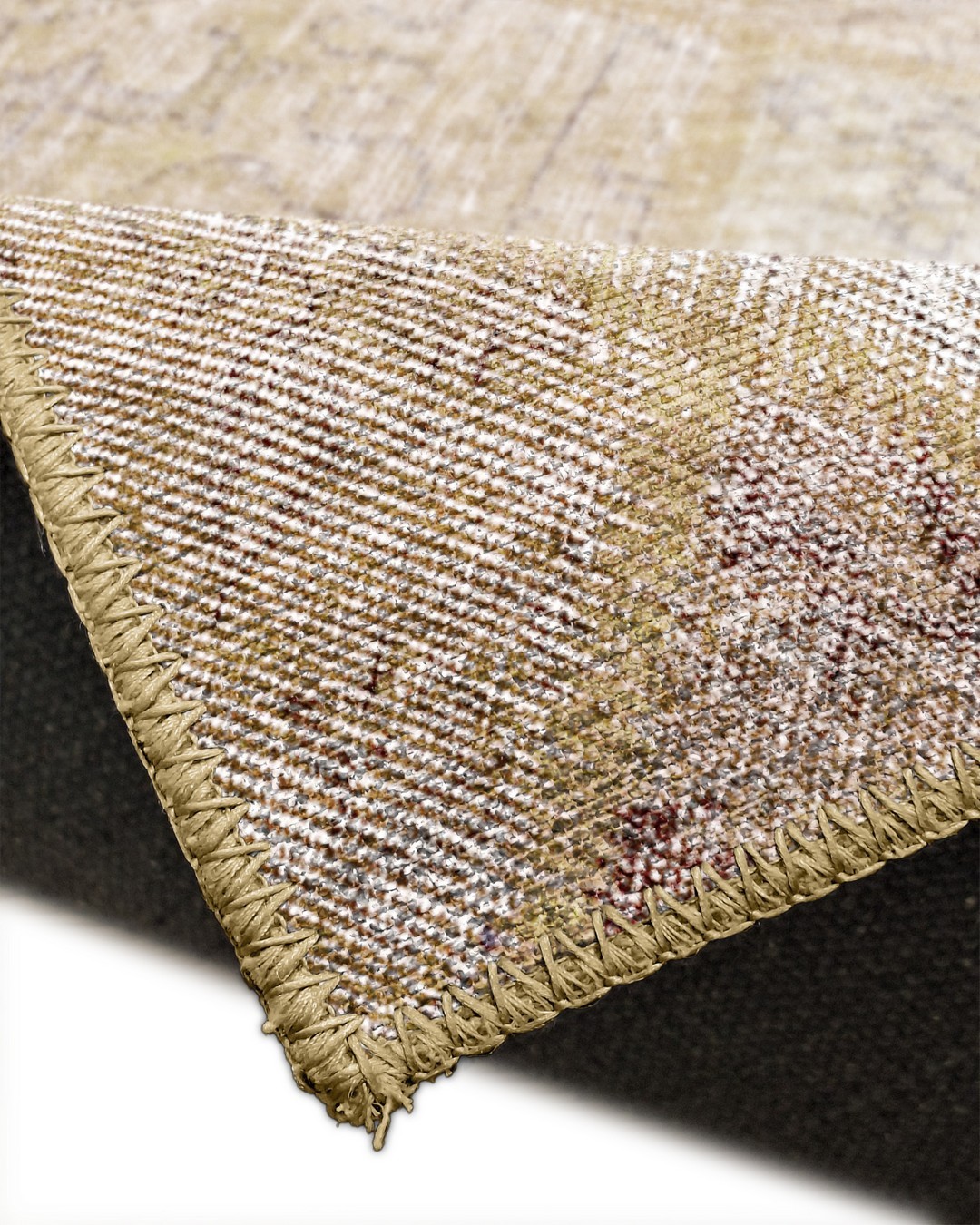 Montis Halı Mensis 27013 Bej Dokuma Taban Patchwork Halı