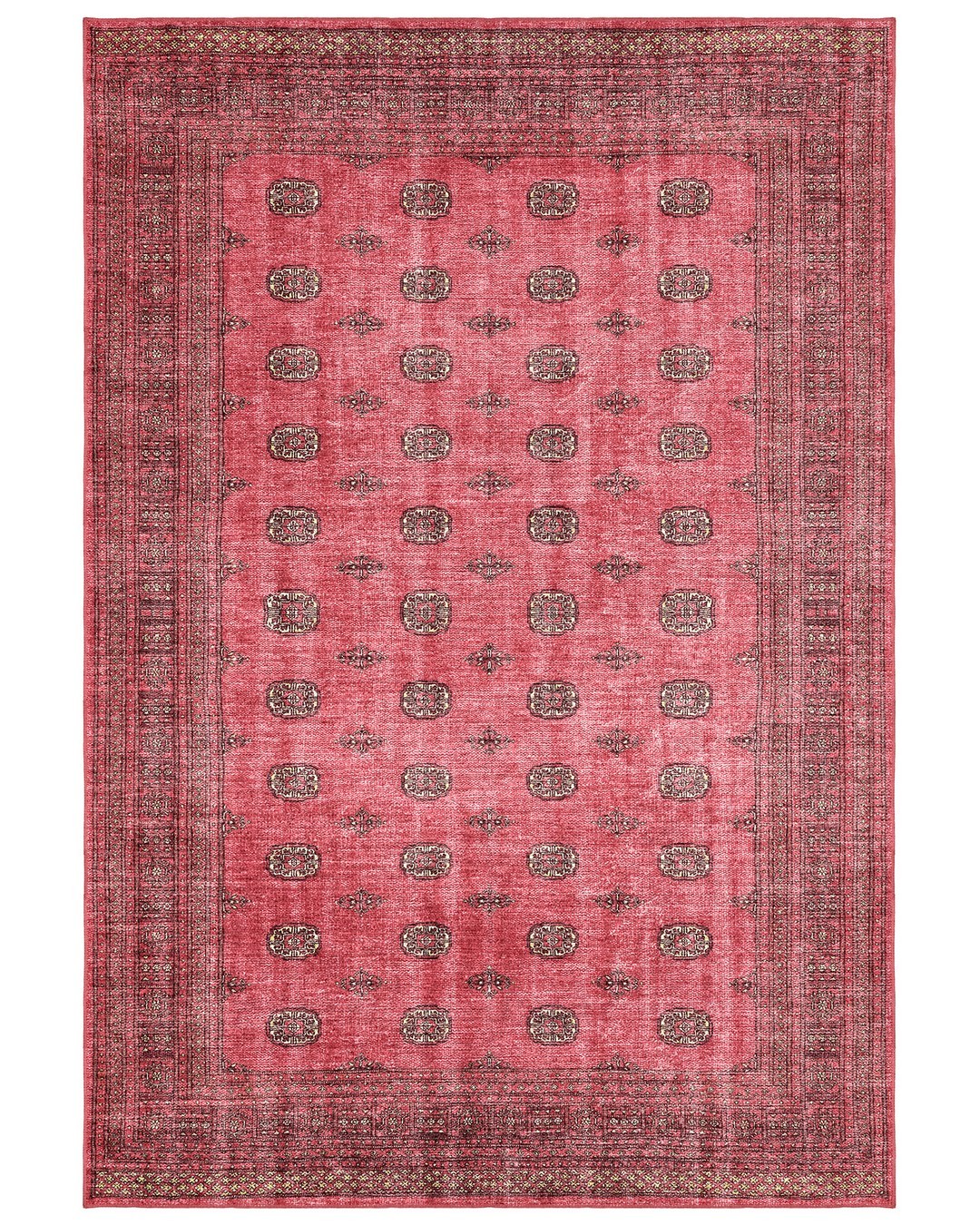 Montis Halı Loci 53011 Pembe Dokuma Taban Afgan Halı