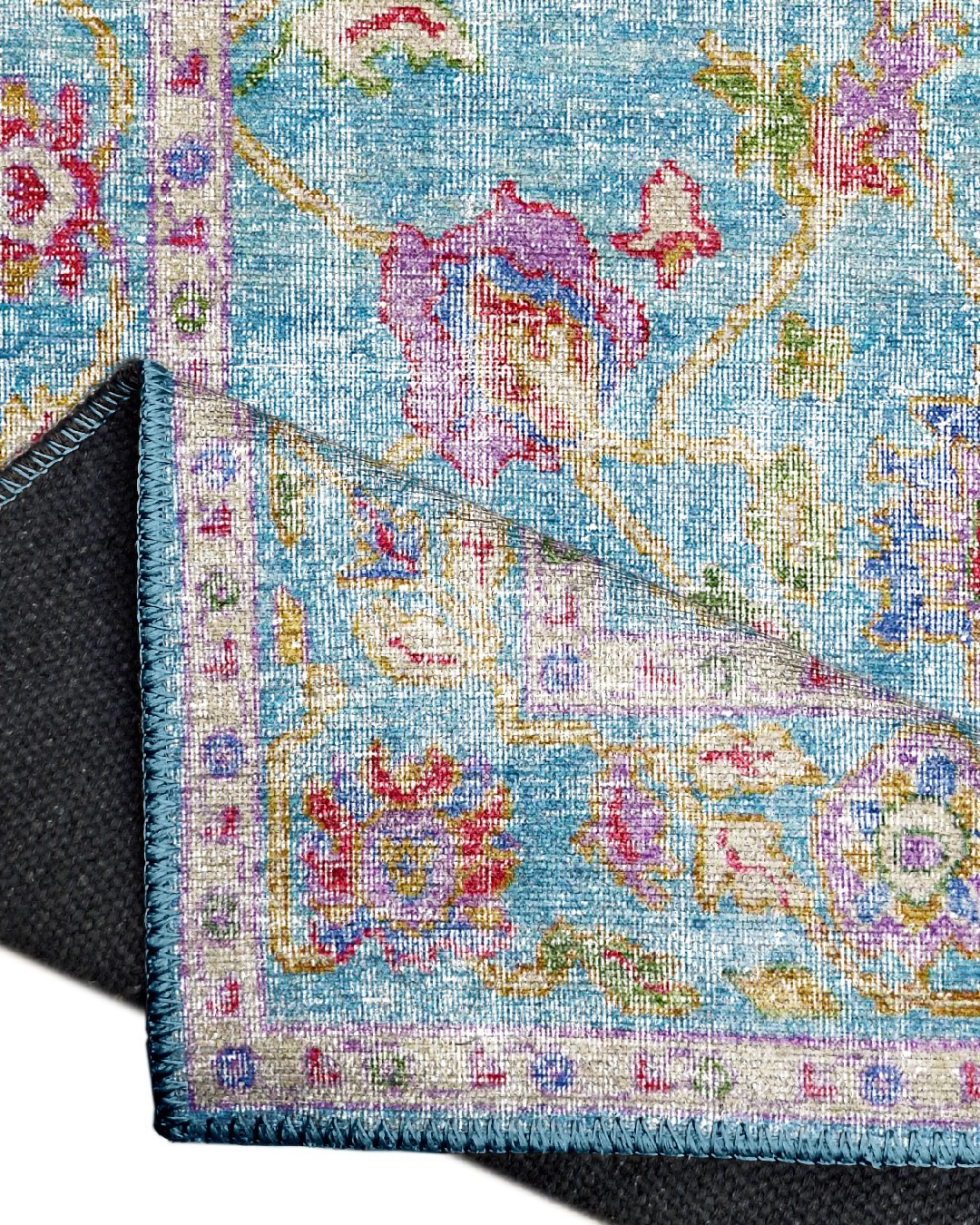 Montis Halı Delocis 26048 Mavi Dokuma Taban Vintage Halı
